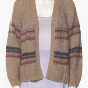XiRENA Tan Striped Cardigan